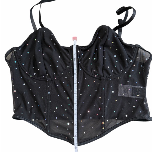 SHEIN Black Bustier with Sequins - Picture 5 of 5